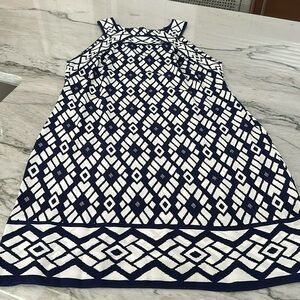Alice and Trixie size MEDIUM blue white dress